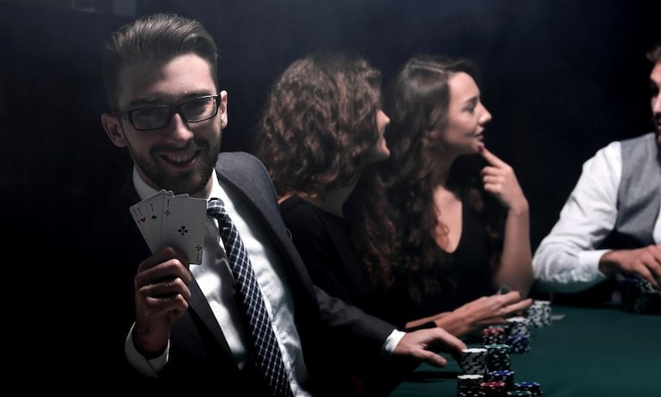Antarmuka taruhan baccarat neon4d dengan pilihan Pemain, Bankir, dan Seri